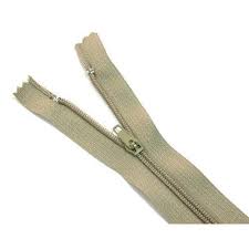 Beige Nylon Zipper