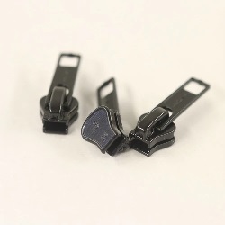 Black Zipper Slides